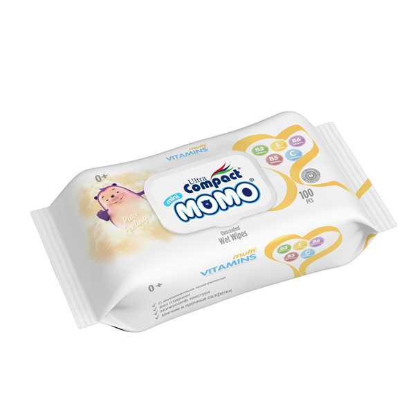 Ultra Compact Momo Baby Wet Wipes