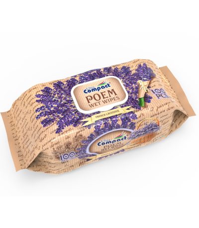 Ultra Compact Poem Wet Wipes French Lavender (1)
