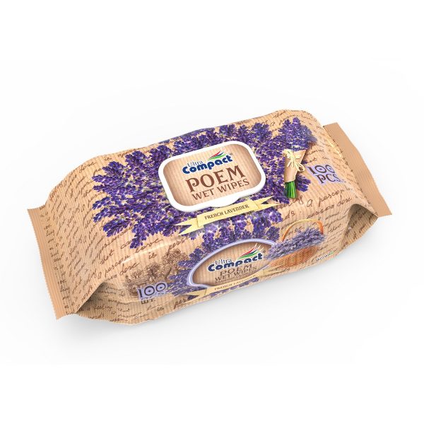 Ultra Compact Poem Wet Wipes French Lavender (1)