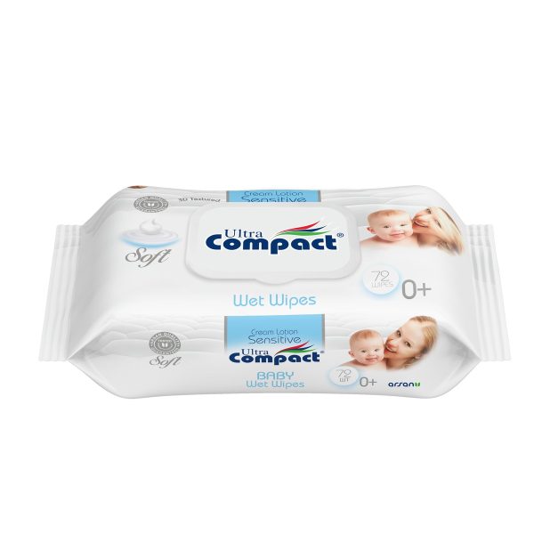 Ultra Compact cream lotion Wipes