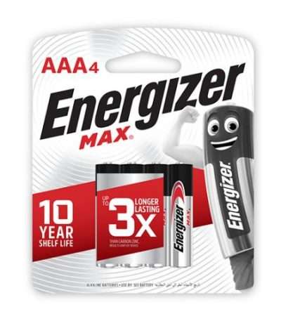 0012231 energizer max aaa4 e92bp4 510
