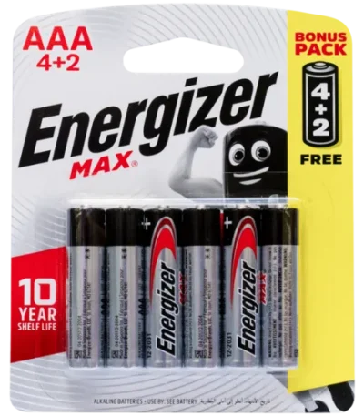 Energizer Max AAA Battery 42 Pack