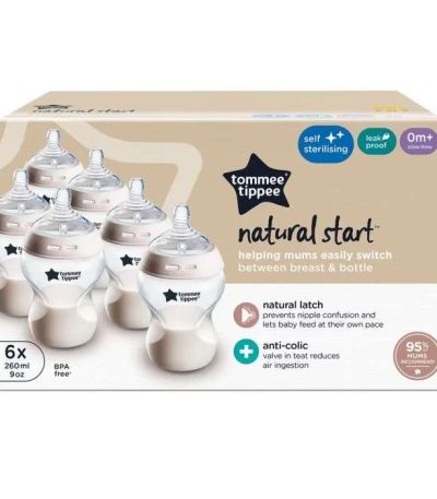 Natural Start Bottle set 6X 260ML