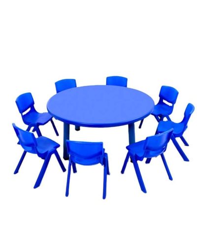 ROUND table blue