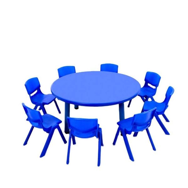 ROUND table blue