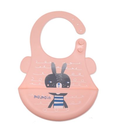 Roar moi moin silicone bib 1
