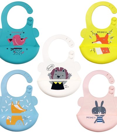 Roar moi moin silicone bib 5