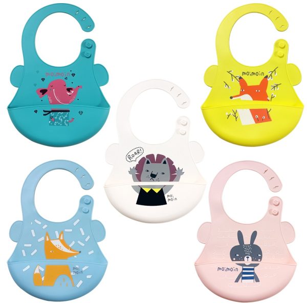 Roar moi moin silicone bib 5