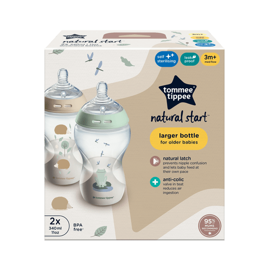 Tommee Tippee large bottles 340ml decorated