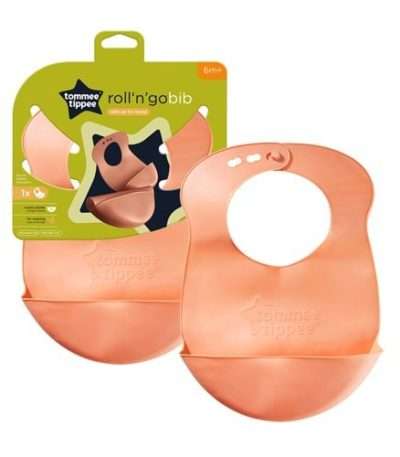 roll and go bib orange
