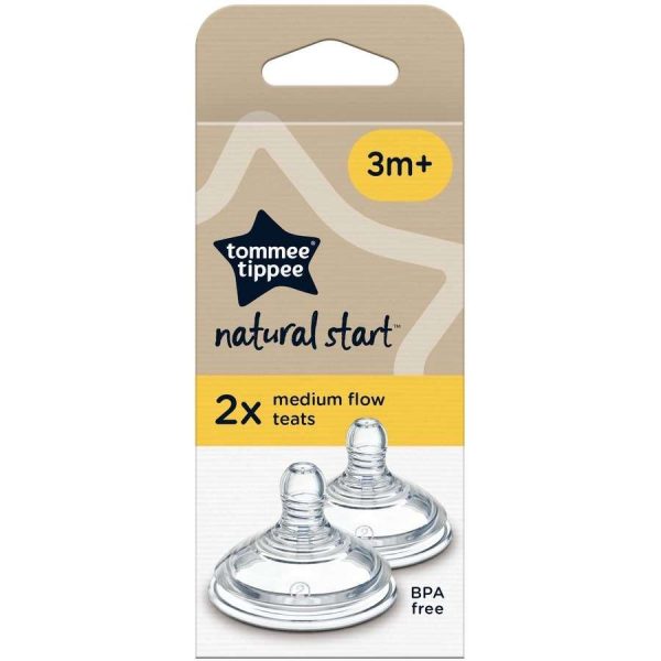 tommee tippee Natural Start Baby Bottle Teats medium flow
